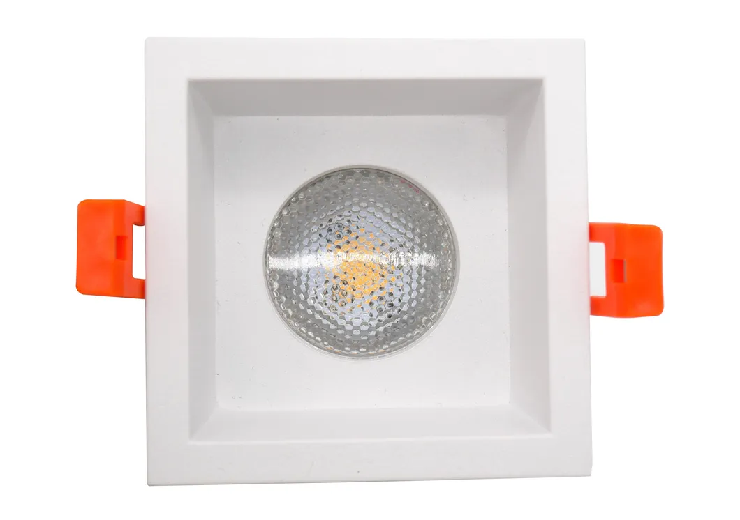 Aluminum MR16 GU10 LED Halogen Square Recessed Housing Trim Ceiling Light Spotlight Fixture Downlight
