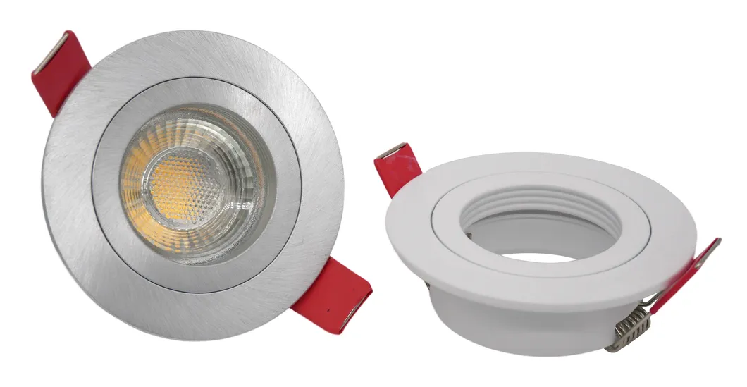 Aluminum MR16 GU10 LED Halogen Spotlight Fixture Recessed Ceiling Light Interior-Lighting Downlight Housing