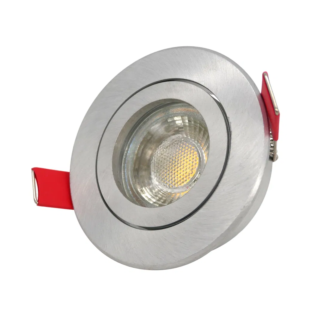 Aluminum MR16 GU10 LED Halogen Recessed Ceiling Light Trumpet Hotel Home Commercial Lighting Spotlight Fixture Adjustable Tilt Downlight