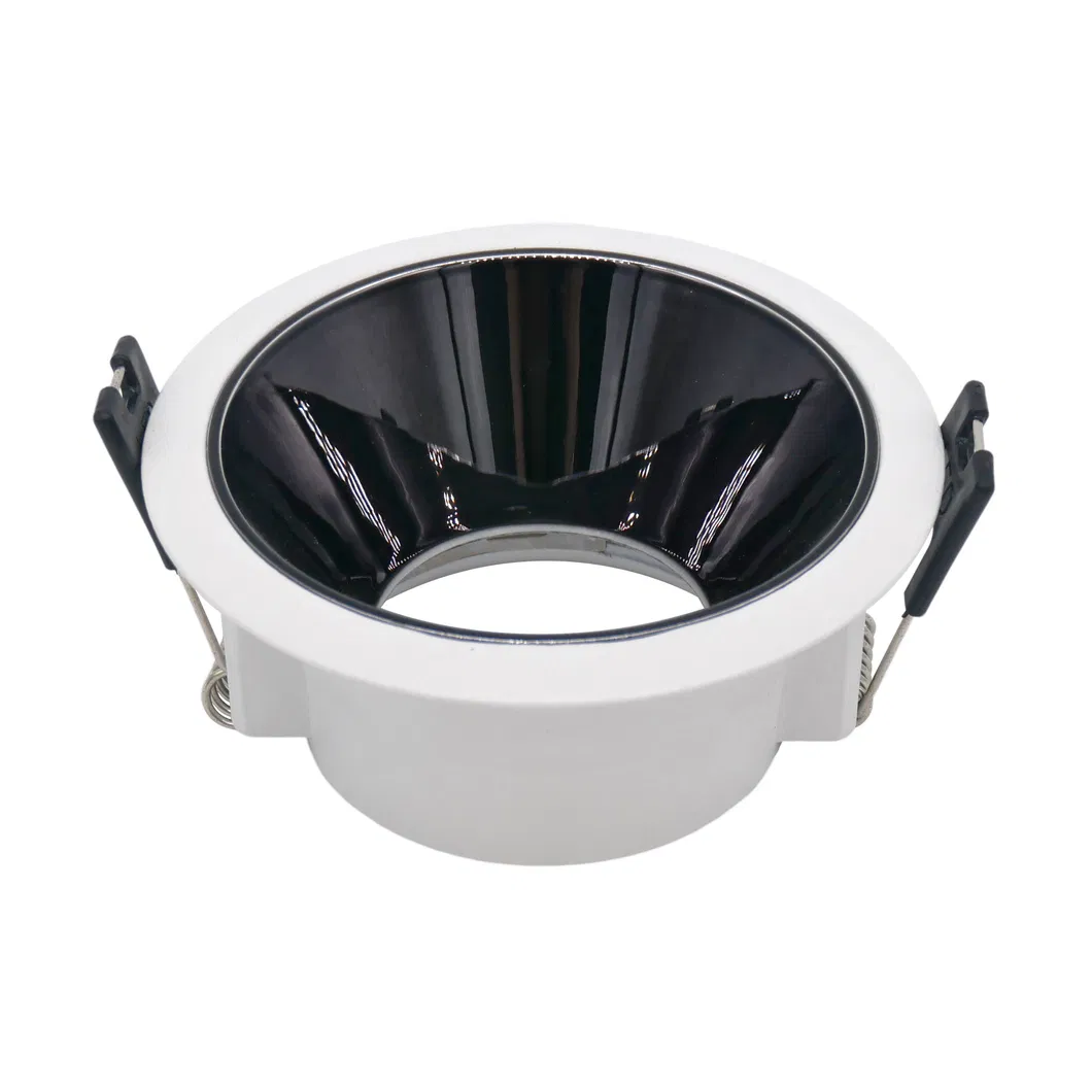 Aluminum PC Inner Ring MR16 GU10 LED Halogen Round Trumpet Ceiling Light Recessed Spotlight Downlight