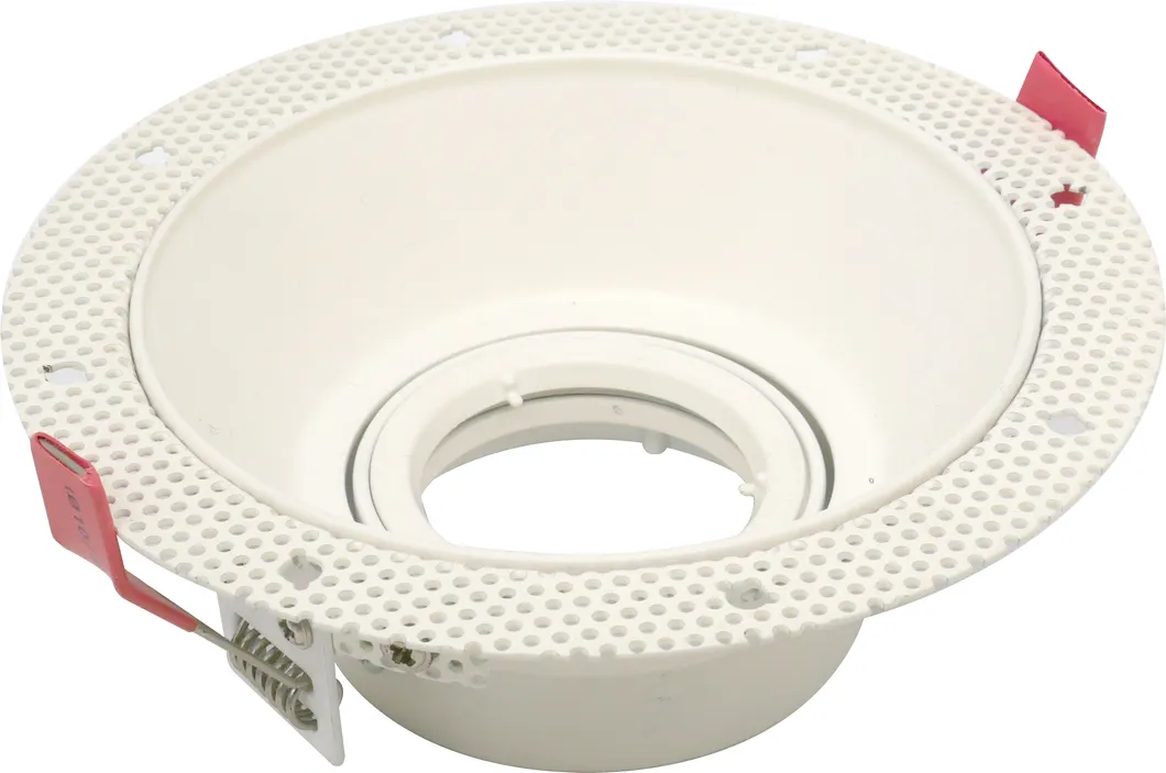 MR16 GU10 LED Halogen Borderless Aluminum Spotlight Housing Downlight Ceiling Light