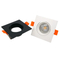 Aluminum LED Light Halogen Recessed MR16 GU10 Spotlight Square Downlight Housing