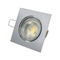 MR16 GU10 LED Halogen Square Downlight Fixture Recessed Ceiling Light Adjustable Spotlight with Aluminum
