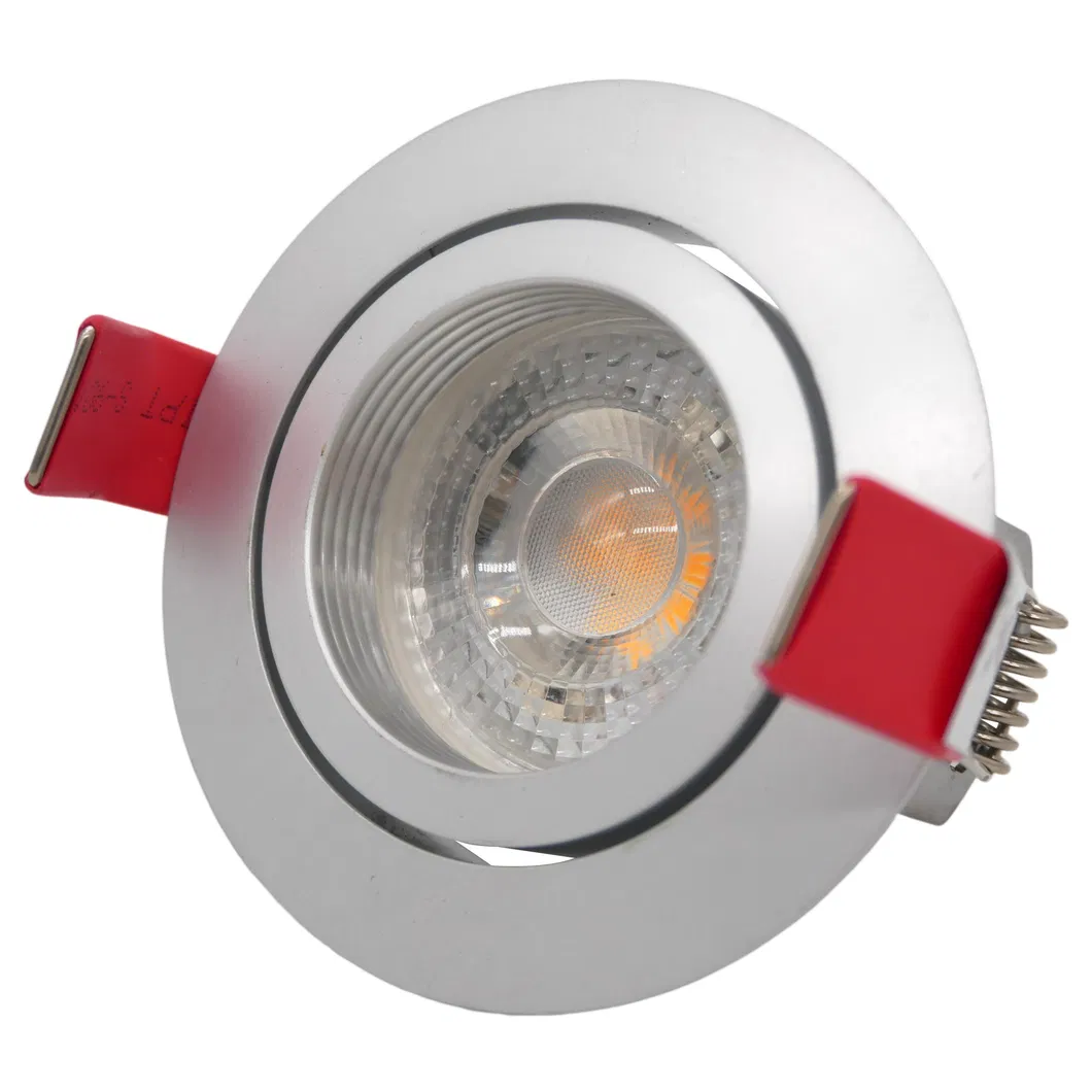 Aluminum MR16 GU10 LED Halogen Recessed Ceiling Light Round Hotel Home Commercial Lighting Downlight Fixture Adjustable Tilt Spotlight