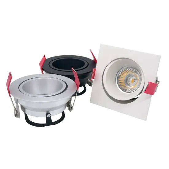 Aluminum MR16 GU10 LED Halogen Recessed Interior-Lighting Ceiling Light Round Fixture 360° Rotatable Adjustable Spotlight
