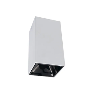 Square GU10 LED Halogen Lighting Fixture Surface Mounted Interior-Lighting Downlight Housing