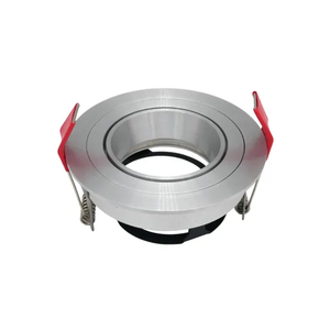 MR16 GU10 LED Light Halogen Lathe Aluminum Recessed Ceiling Light Downlight Fixture Spotlight