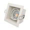 Aluminum MR16 GU10 LED Halogen Square Downlight Fixture Recessed Adjustable Frames Ceiling Light Spotlight