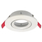 Aluminum LED Halogen MR16 GU10 Recessed Ceiling Light Round Interior-Lighting Downlight Fixture Frame Adjustable Tilt 90mm Spotlight