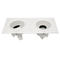 2 Heads Borderless Recessed Spotlight LED Halogen MR16 GU10 Downlight