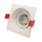 MR16 GU10 Aluminum LED Halogen Recessed Ceiling Light Fitting Square Hotel Home Lighting Downlight Fixture Frame Adjustable Tilt Spotlight