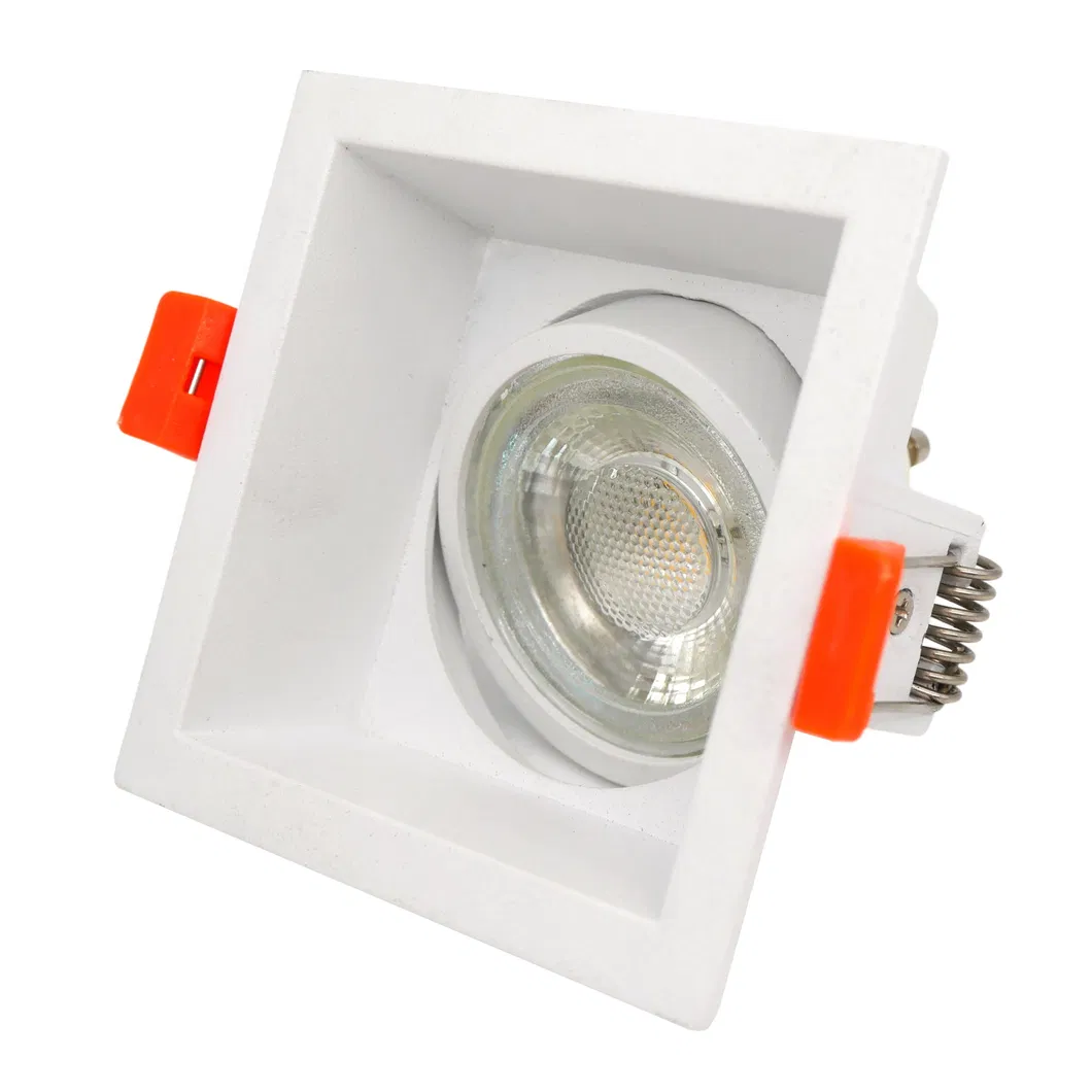 Aluminum MR16 GU10 LED Halogen Recessed Adjustable Ceiling Light Downlight Fixture Spotlight