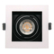 Aluminum MR16 GU10 LED Halogen Ceiling Light Square Commercial Indoor Lighting Recessed Downlight Fixture Adjustable Tilt Spotlight