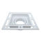 Aluminum MR16 GU10 LED Light Halogen Square Ceiling Light Commercial Indoor Lighting Recessed Downlight Fixture Adjustable Borderless Light Spotlight