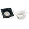 Aluminum MR16 GU10 LED Halogen Square Spotlight Fixture Recessed Downlight