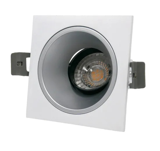 Aluminum MR16 GU10 LED Halogen Recessed Ceiling Light Spotlight Fixture Adjustable Frames Downlight
