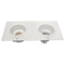 MR16 GU10 LED Halogen Recessed 2 Heads Borderless Spotlight