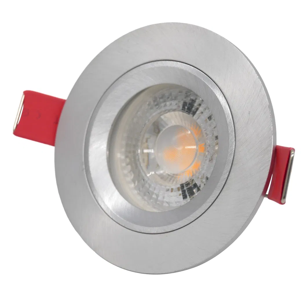 Aluminum MR16 GU10 LED Light Halogen Recessed Ceiling Light Round Hotel Commercial Lighting Spotlight Fixture Trim Downlight