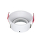Aluminum LED Halogen MR16 GU10 Recessed Ceiling Light Fitting Round Lighting Fixture Frame Adjustable Tilt Mini Spotlight Downlight