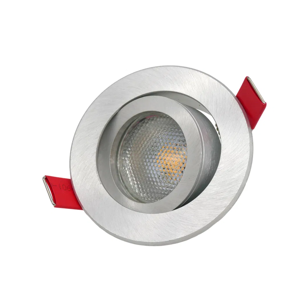 Aluminum MR16 GU10 LED Halogen Recessed Ceiling Light Trumpet Hotel Home Commercial Lighting Spotlight Fixture Adjustable Tilt Downlight