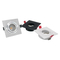 Aluminum MR16 GU10 LED Halogen Recessed Square Adjustable Spotlight Decorative Hotel Downlight Ceiling Light