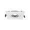 MR16 GU10 LED Halogen Recessed Interior-Lighting Ceiling Light Square Adjustable Spotlight Fixture Downlight