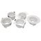 MR16 GU10 LED Halogen Trumpet Recessed Reflector Borderless Ceiling Light Spotlight Housing