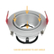 Aluminum MR16 GU10 LED Halogen Recessed Interior-Lighting Ceiling Light Round Fixture 360° Rotatable Adjustable Spotlight