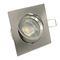 Aluminum MR16 GU10 LED Halogen Indoor Hotel Square Downlight Fixture Recessed Ceiling Light Adjustable Spotlight