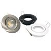 Aluminum MR16 GU10 LED Halogen Round Downlight Fixture Recessed Indoor Ceiling Light Adjustable Spotlight