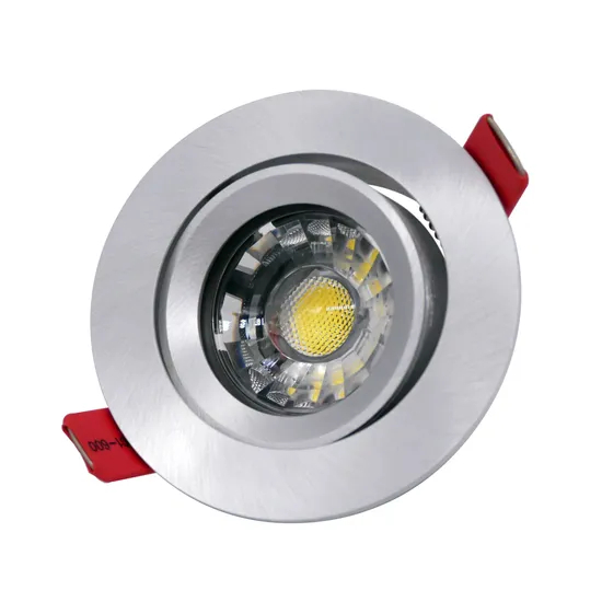 Aluminum LED Halogen MR16 GU10 Recessed Ceiling Light Round Hotel Home Commercial Lighting Downlight Frame Adjustable Tilt Spotlight