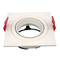 Halogen Recessed MR16 GU10 LED Ceiling Light Square Fixture Downlight Spotlight with Aluminum