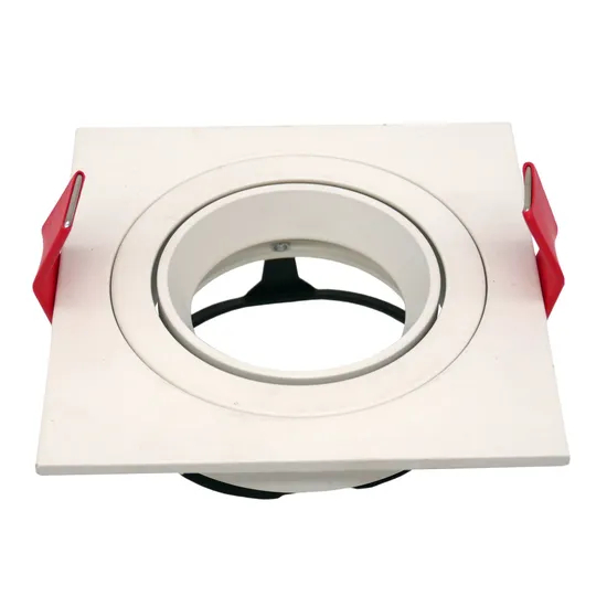 Halogen Recessed MR16 GU10 LED Ceiling Light Square Fixture Downlight Spotlight with Aluminum