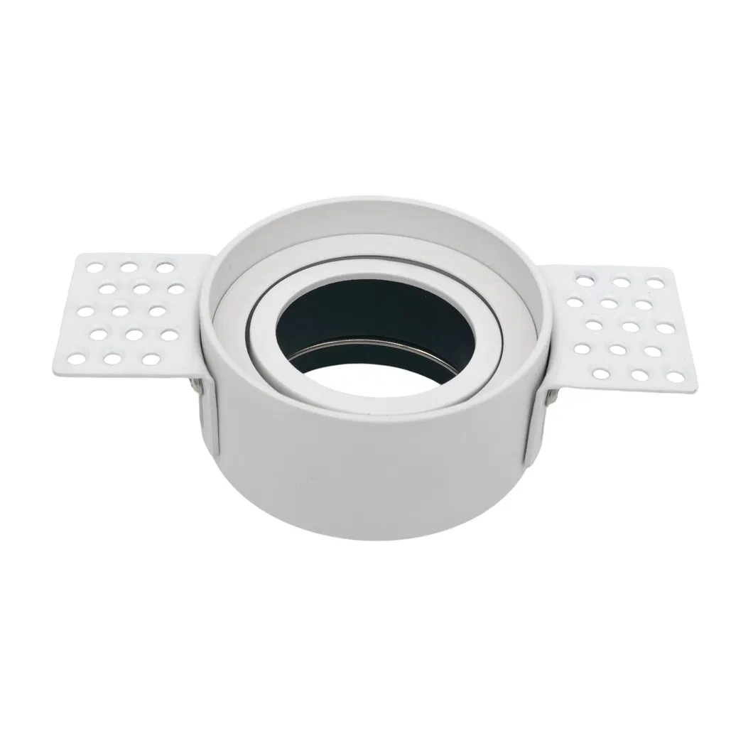 Aluminum MR16 GU10 LED Halogen Recessed Borderless Embedded Ceiling Light Adjustable Downlight