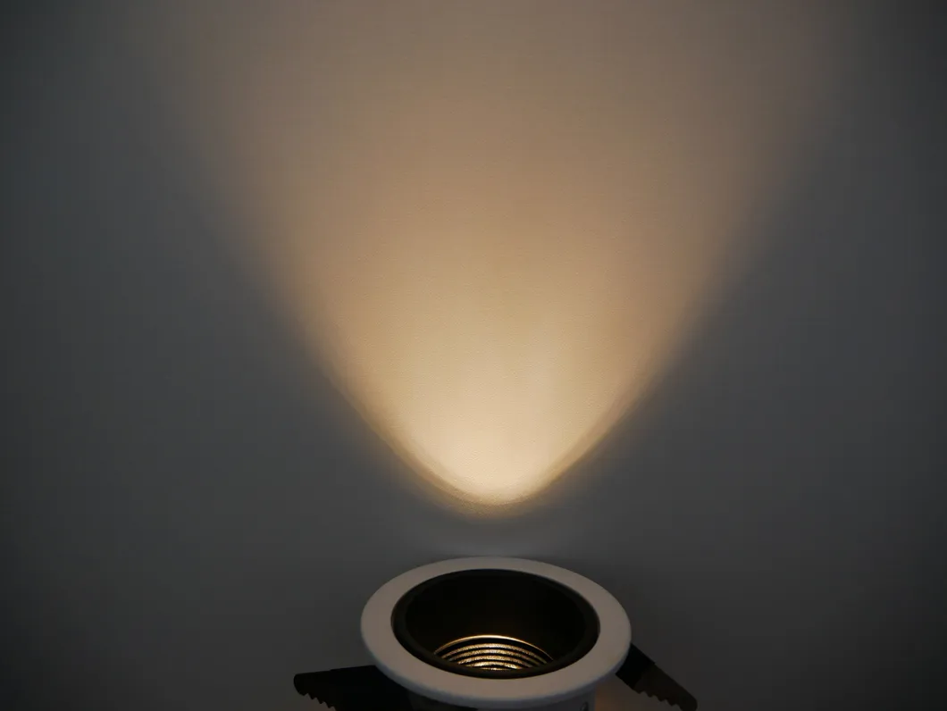 Aluminum LED Halogen MR16 GU10 Recessed Ceiling Light Fitting Round Hotel Home Commercial Lighting Downlight Fixture Frame Adjustable Tilt Anti-Glare Spotlight