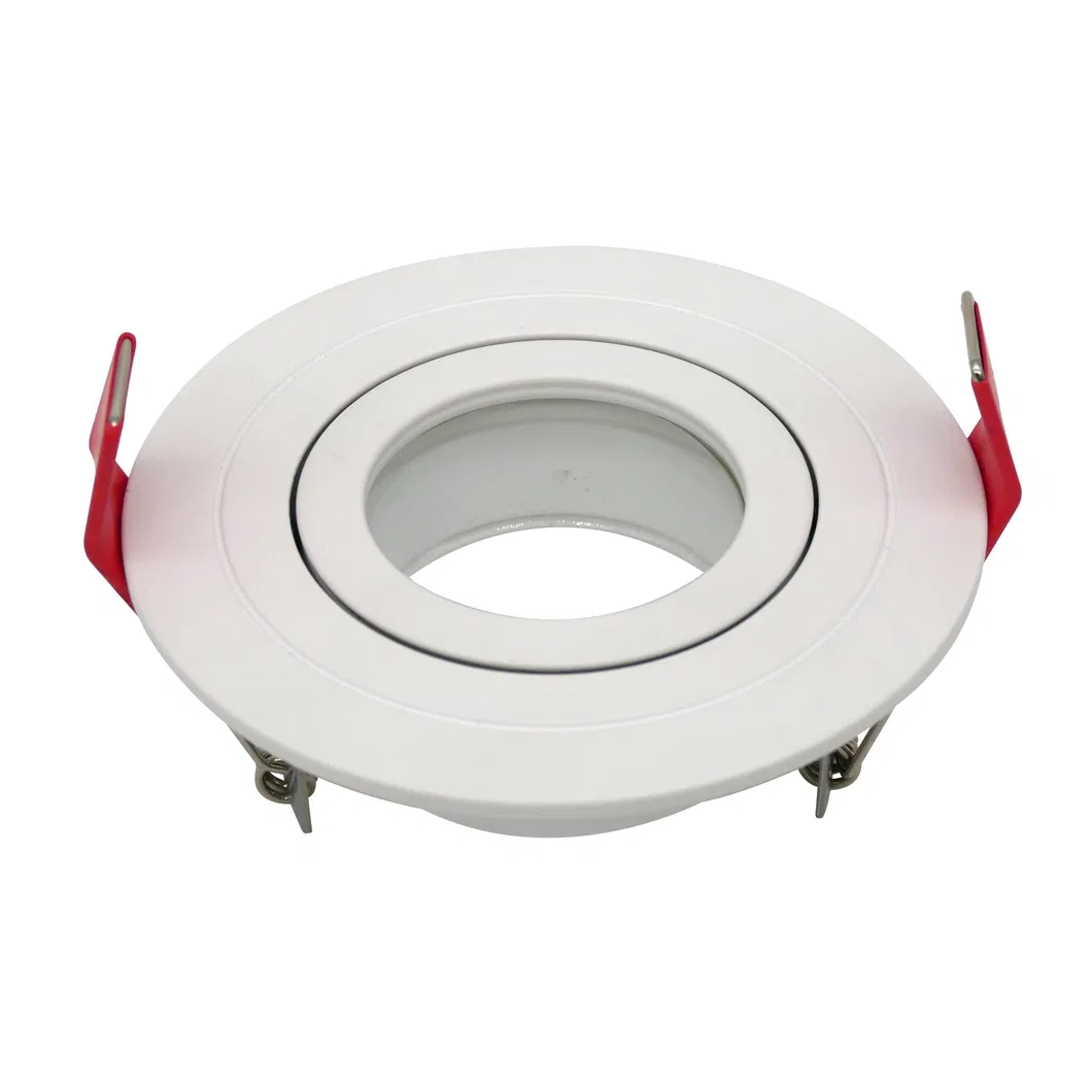 Aluminum MR16 GU10 LED Halogen Recessed Square Adjustable Spotlight Decorative Fixture Downlight Ceiling Light