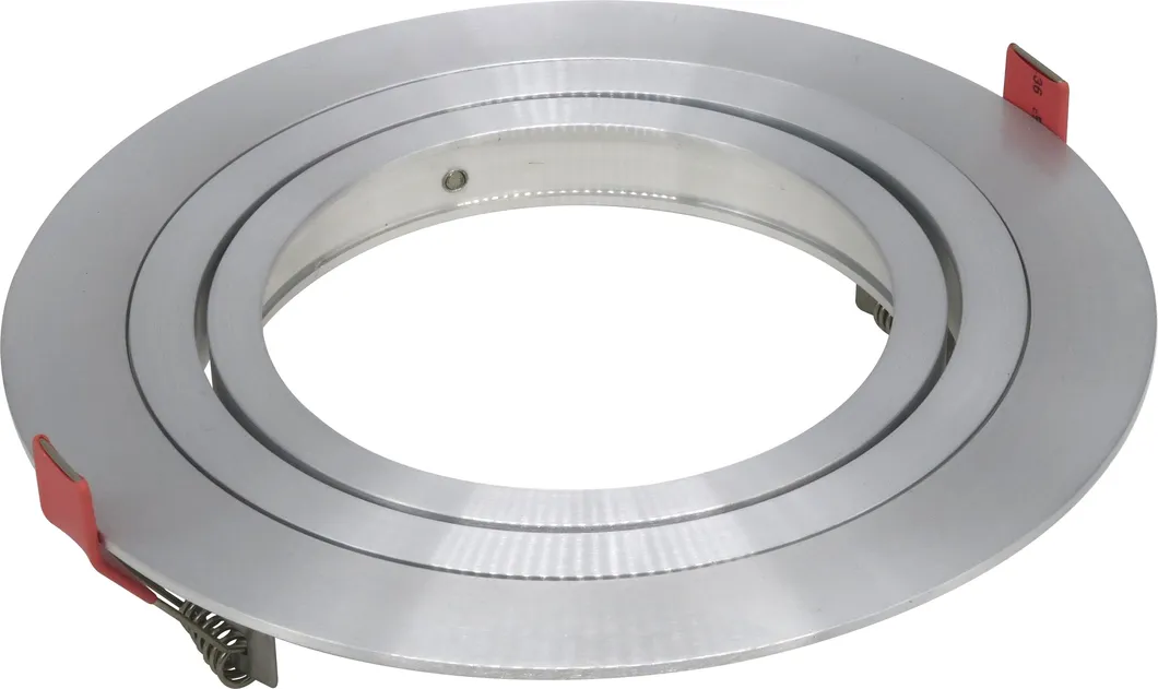 Aluminum MR16 GU10 LED Halogen Recessed Ceiling Light Trumpet Hotel Home Commercial Lighting Spotlight Fixture Adjustable Tilt Downlight Housing