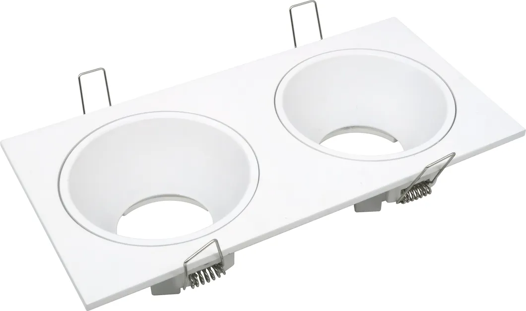 MR16 GU10 LED Light Halogen Recessed Ceiling Light Adjustable Downlight Spotlight with Aluminum