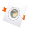 Aluminum MR16 GU10 LED Halogen Square Hotel Commercial Lighting Downlight Fixture Recessed Ceiling Light Adjustable Tilt Spotlight