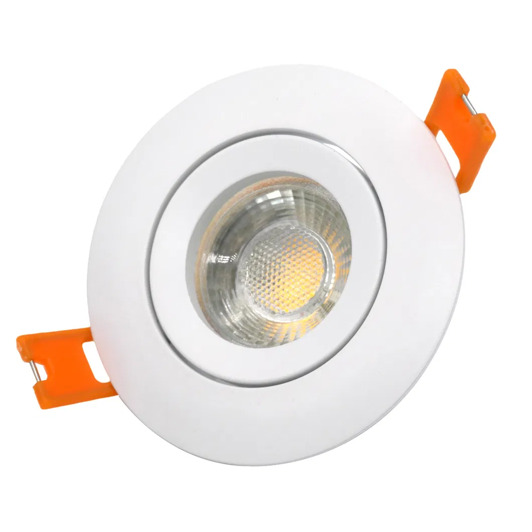 Aluminum MR16 GU10 LED Halogen Round Decorative Hotel Home Commercial Lighting Downlight Fixture Recessed Ceiling Light Adjustable Tilt Spotlight