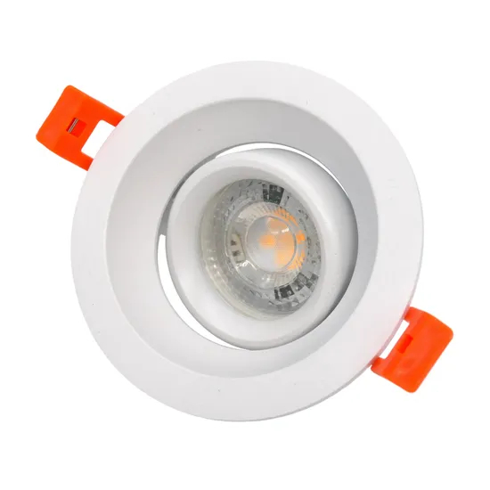 Aluminum MR16 GU10 LED Halogen Trumpet Round Decorative Hotel Home Downlight Fixture Recessed Ceiling Light Adjustable Spotlight