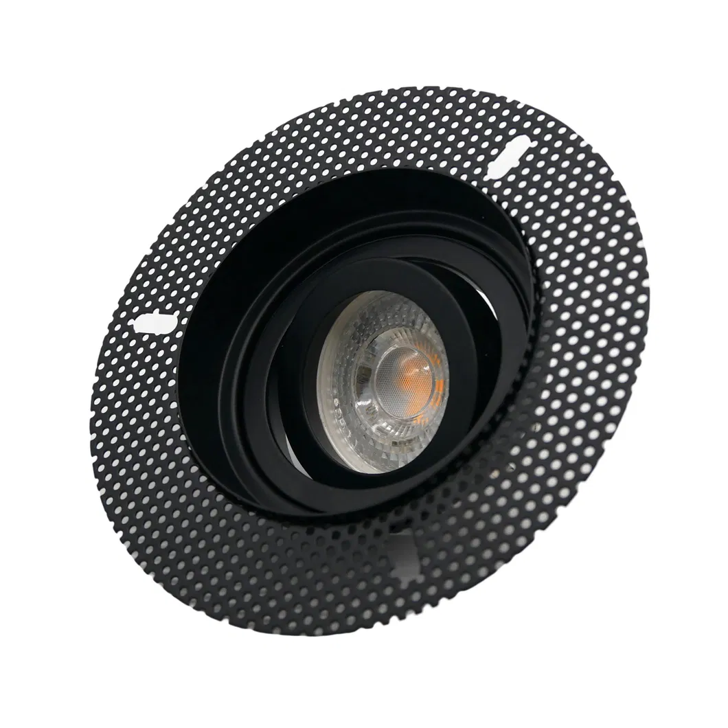 LED Halogen Aluminum MR16 GU10 Interior-Lighting Ceiling Light Indoor Lighting Recessed Downlight Fixture Adjustable Borderless Embedded Light Spotlight