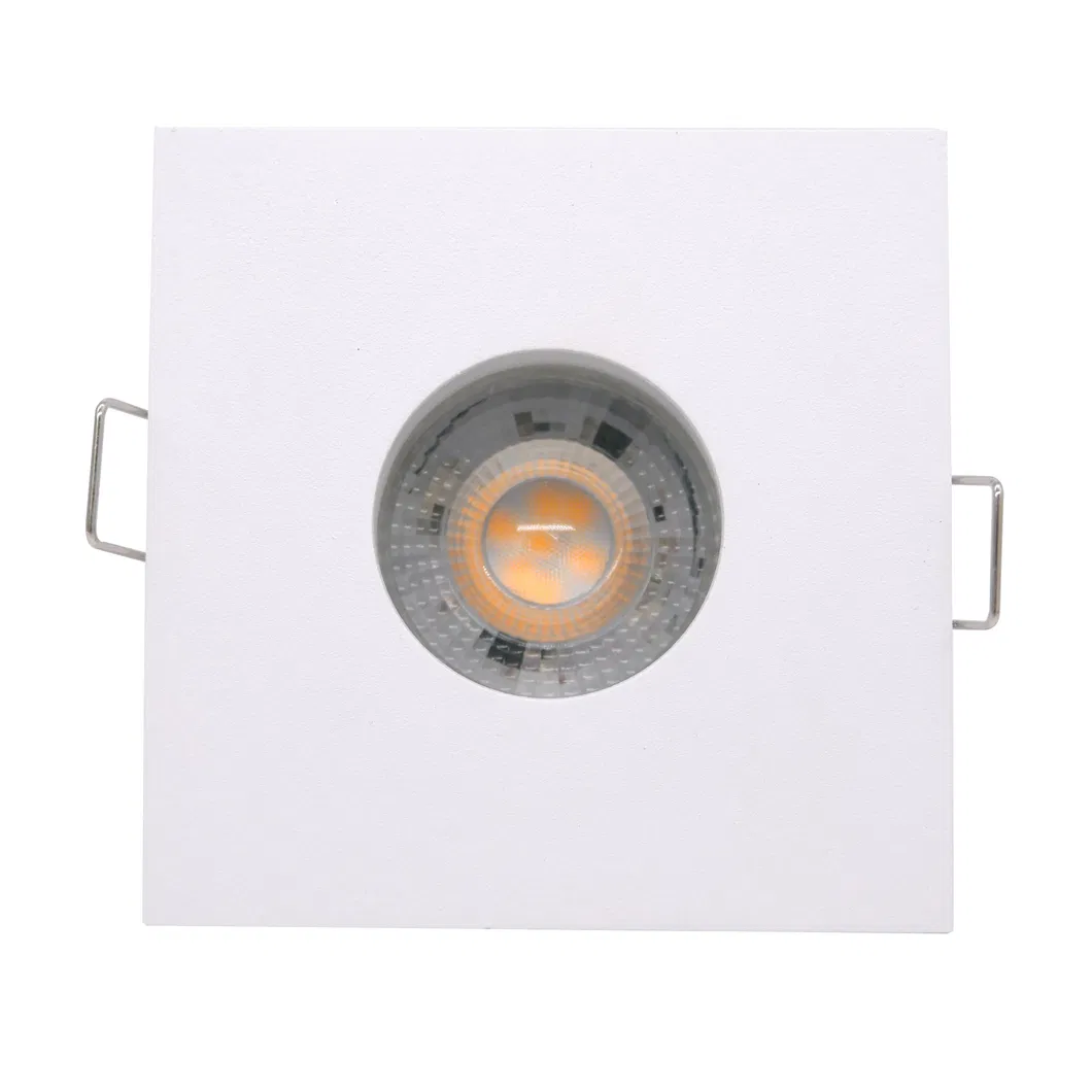 LED Halogen Ceiling Light Square Trumpet Recessed MR16 GU10 Aluminum Interior-Lighting Spotlight Downlight Housing