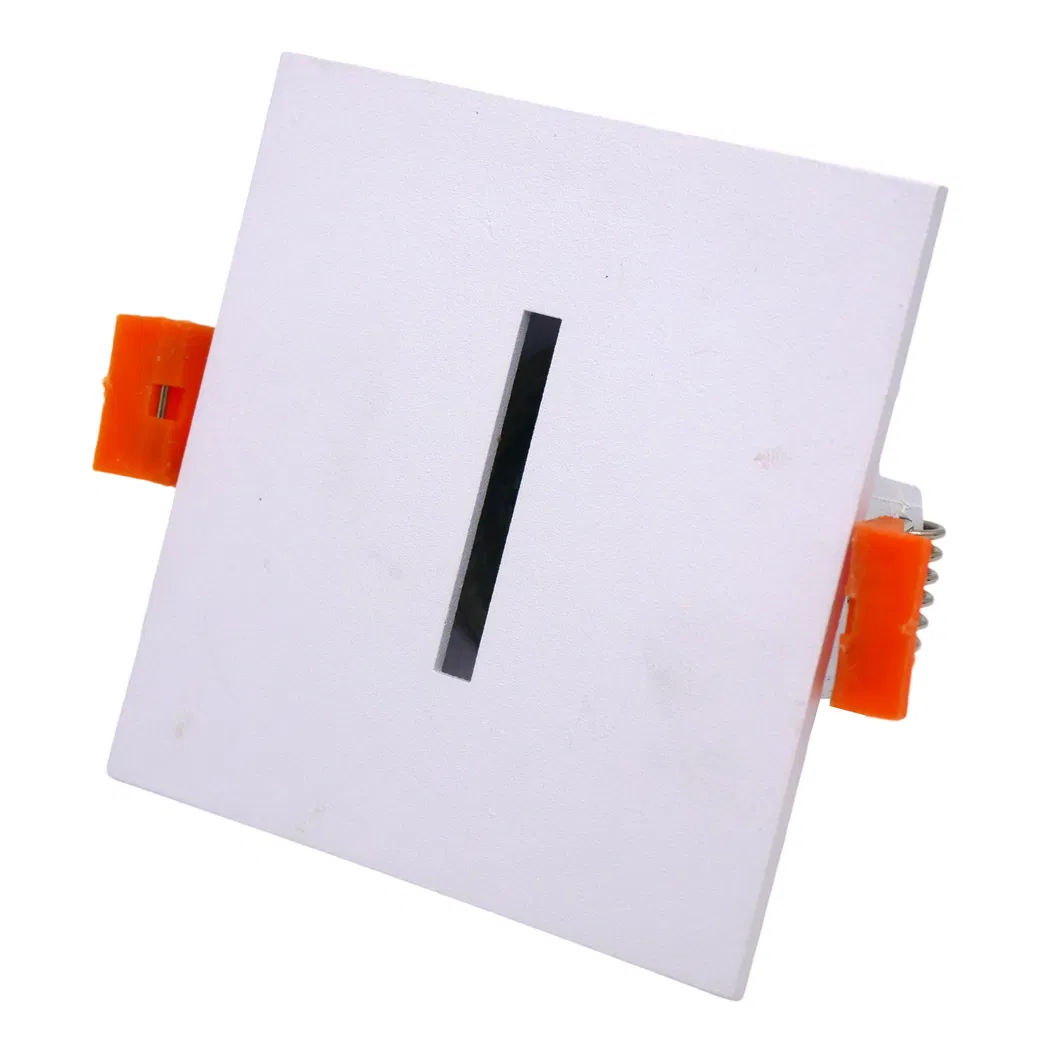 Aluminum LED Halogen Square Trumpet Recessed MR16 GU10 Hotel Spotlight Downlight Housing