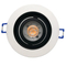 Aluminum MR16 GU10 LED Halogen Ceiling Light Round Commercial Indoor Lighting Home Shop Recessed Downlight Fixture Adjustable Tilt Spotlight