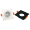 Aluminum MR16 GU10 LED Halogen Recessed Square Adjustable Spotlight Decorative Hotel Fixture Downlight Ceiling Light