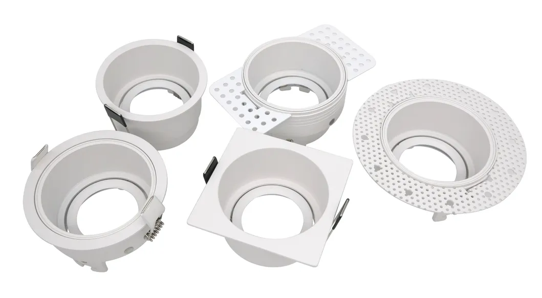 MR16 GU10 LED Halogen Recessed Borderless Embedded Adjustable Downlight