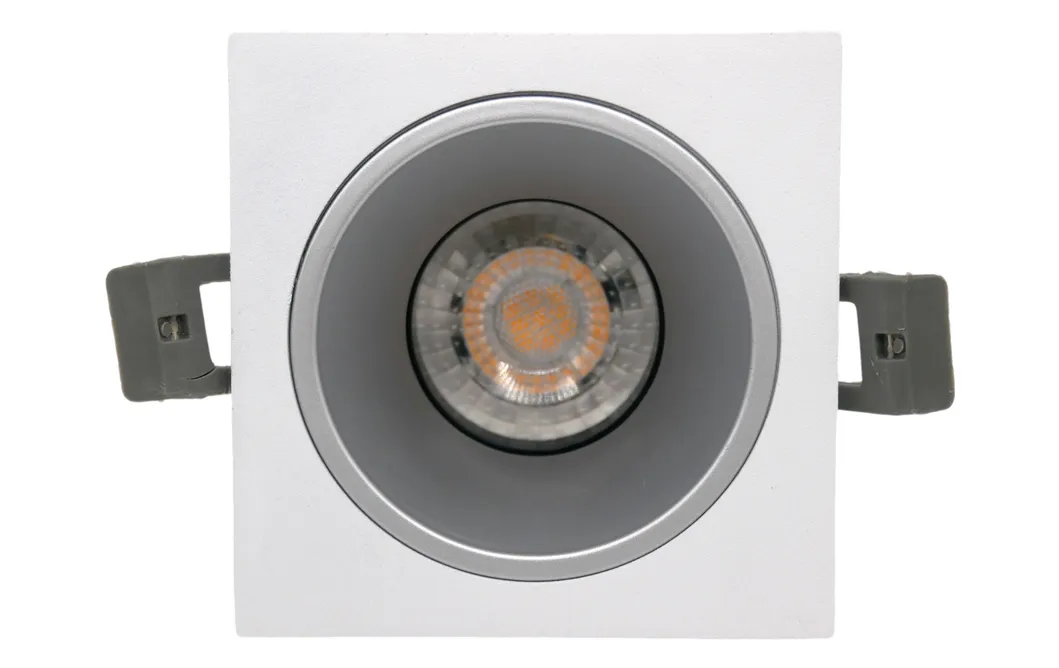 Aluminum MR16 GU10 LED Halogen Recessed Ceiling Light Spotlight Fixture Adjustable Frames Downlight