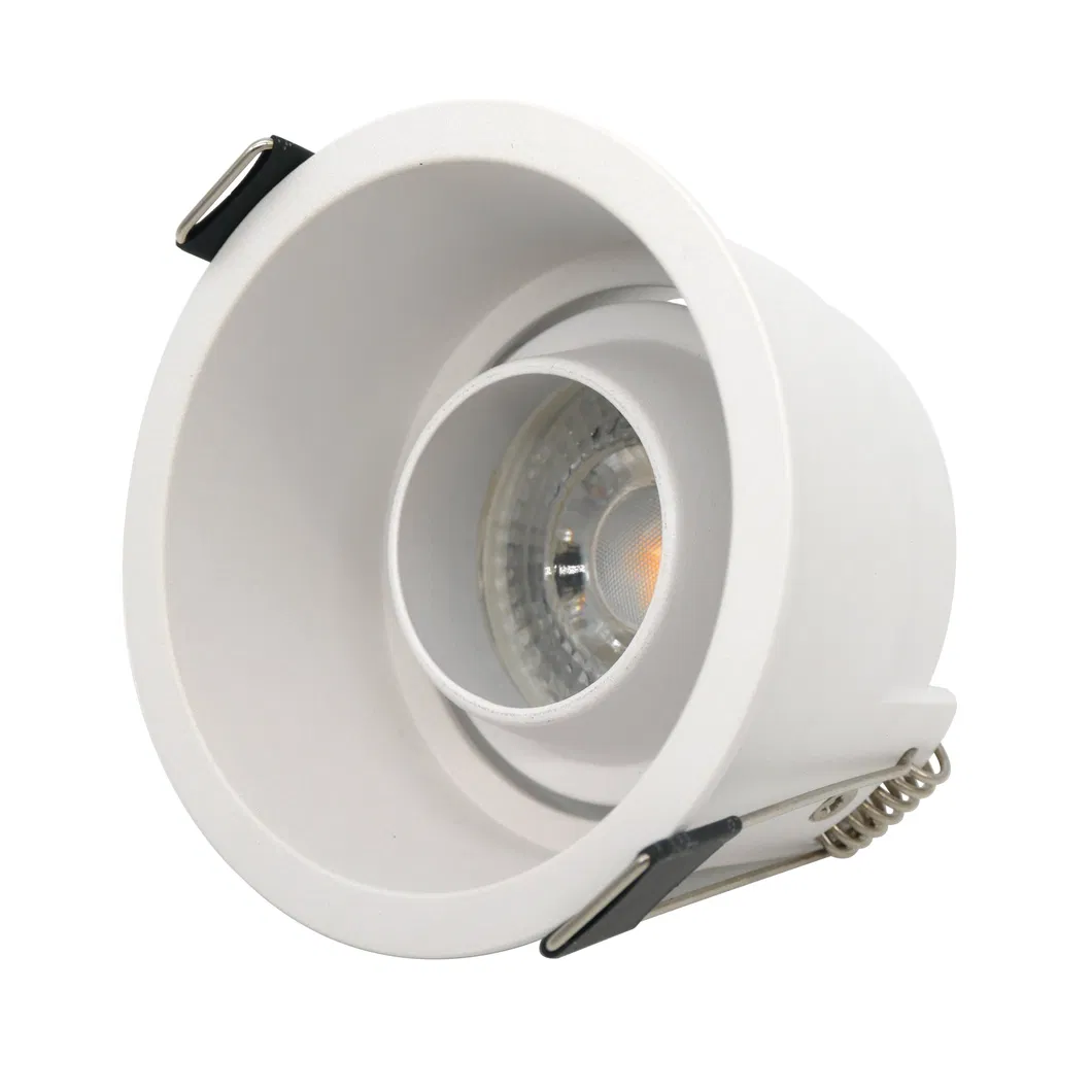 LED Halogen Round Trumpet Recessed MR16 GU10 Interior-Lighting Spotlight Ceiling Light Housing with Aluminum
