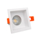 Aluminum MR16 GU10 LED Halogen Square Recessed Housing Trim Ceiling Light Spotlight Fixture Downlight